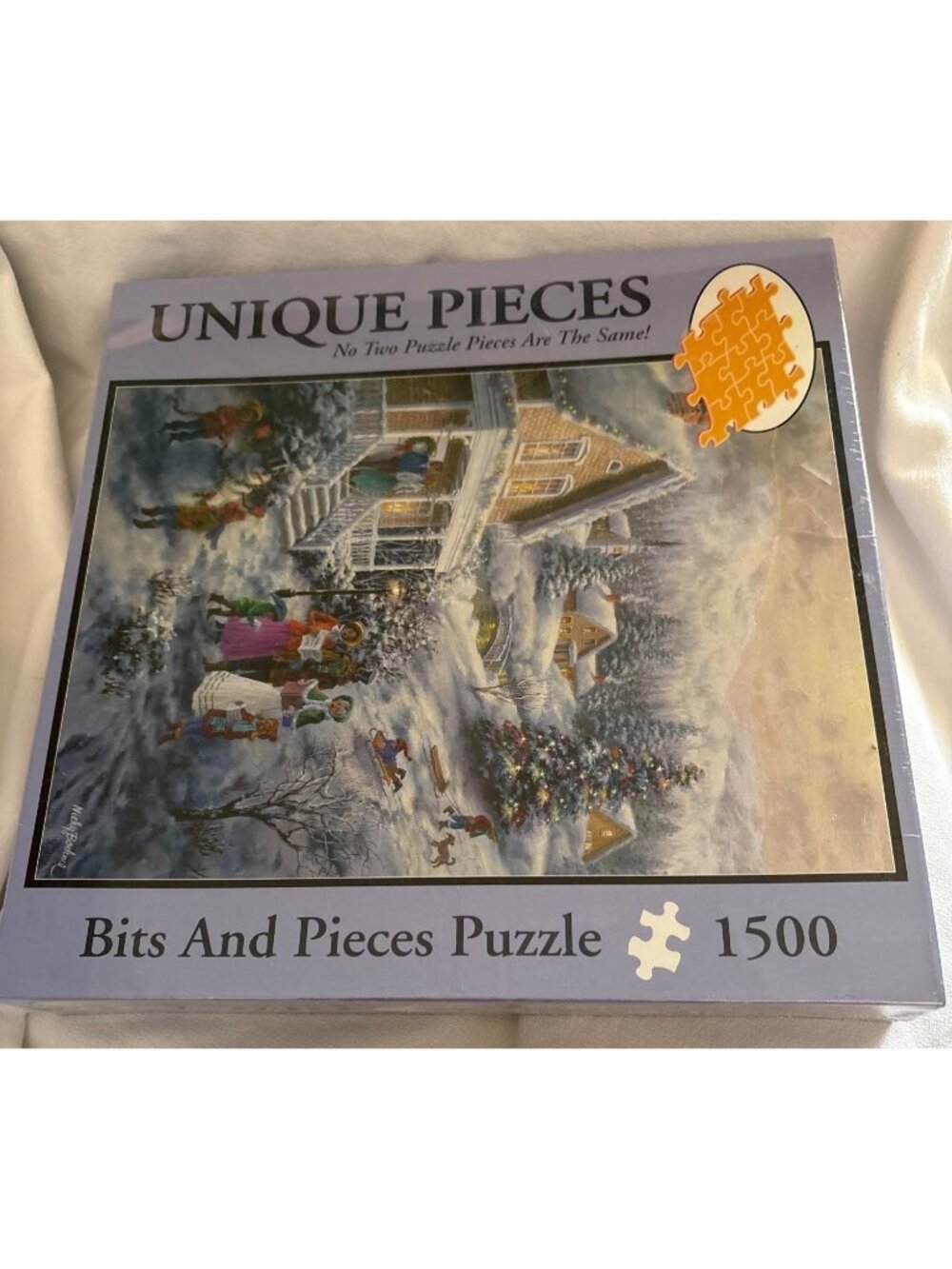 Bits And Pieces 1500-Piece Jigsaw Puzzle Winter Scene Unique Pieces New Sealed